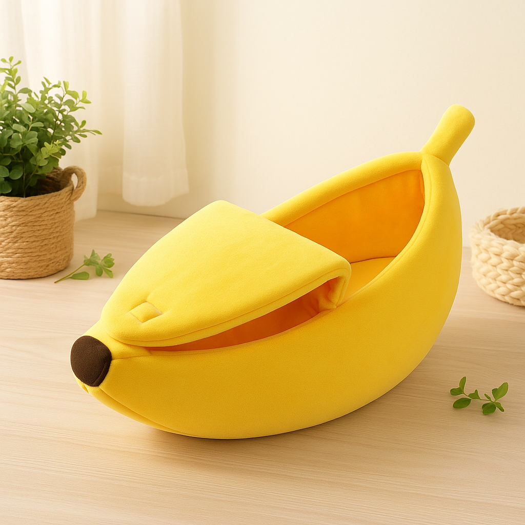 Banana Pet Bed β Funny Dog & Cat House