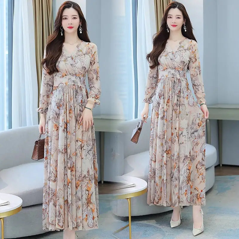 Women's Long Sleeve Autumn Dress