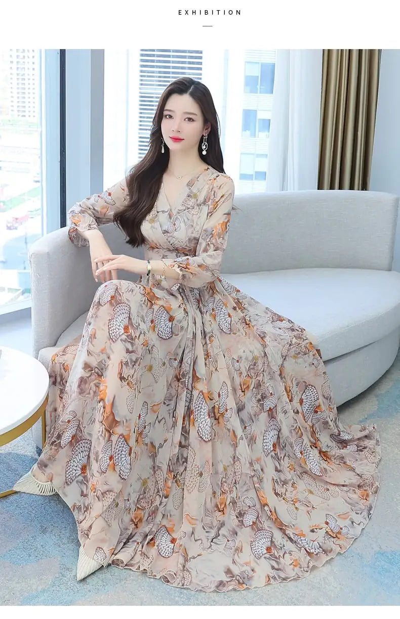Women's Long Sleeve Autumn Dress