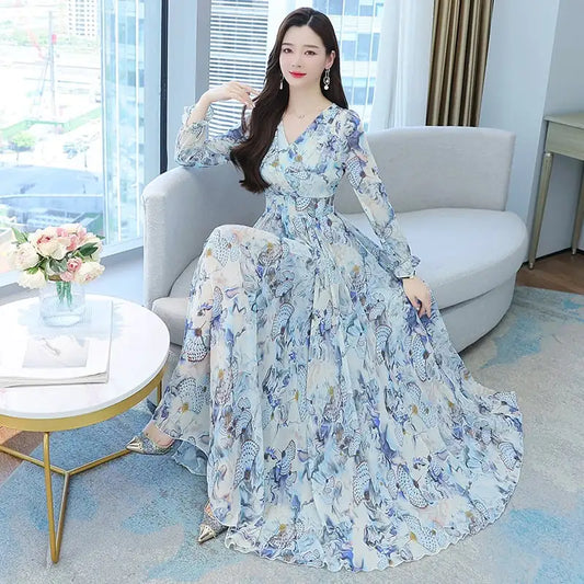 Women's Long Sleeve Autumn Dress