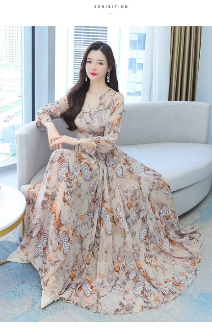 Women's Long Sleeve Autumn Dress